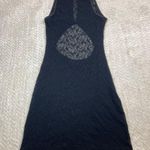 Black Sheer Lace High Neck back cut out mini dress Women size xs/s Photo 0
