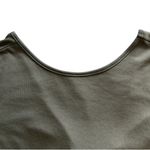 Athleta Waterfall Top Olive Lightweight Long Sleeve Twist Open Back NWT Size S Photo 4