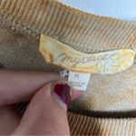 Mystree  tan orange‎ tie dye sweatshirt casual fall winter women’s size medium Photo 3