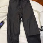 Edikted  Leather Pants Flare Black Photo 2