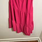 Ee:some One Shoulder Swing Dress Pink M Size M Photo 8