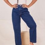 Big Bud Press Trousers Women’s Size Small Petite Dark Wash Cotton Denim Pants Blue Photo 0