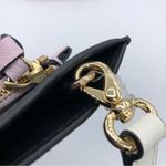 Henri Bendel  W 57th Slim Convertible Lilac Black Colorblock Clutch Shoulder Bag Photo 6