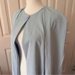 Uoozee | Powder Blue Crew Neck Cape/Long Coat | Size Medium | NEW WITH TAGS Photo 5