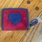 Juicy Couture Pam Gela Scottie Dog Zip Around Velour Wallet Maroon New With Tags Photo 2