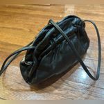 Vintage 80s Clemente Black & Silver Metallic Snakeskin Leathe Purse Clutch, RARE Photo 12