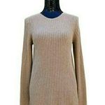 Banana Republic Filpucci Seamless Sweater Ribbed Tan Medium NWT Photo 0