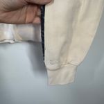 Adidas Hoodie Women S Cream Floral 3 Stripe Pullover Athleisure Sporty Active Photo 2