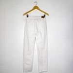 American Eagle  White Mom Straight Distressed Women Jeans Size 4 Stretch Photo 1