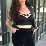 M/L Distressed Amelia Motorsport Jacket Vest Size L Photo 2