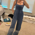 Free People Movement NWT FP Movement by Free People Stone Washed Jumpsuit Photo 0