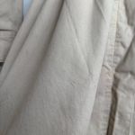 Vintage 90s Cotton Shirt Dress Tan Size 6 Photo 4