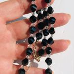 Handmade Dazzling Jet Black Swarovski Crystal Necklace Photo 1