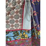 Uncle Frank Printed Ivy Patchwork Drawstring Waist Mini Dress Multicolor Size XL Photo 5