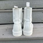 Dr. Martens The Original Airwair 1460 Pascal Mono White Lace Up Boots Photo 4