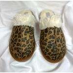 Volatile Microsuede with Faux Shearling Slipper Leopard Fluff 9 Brown Photo 10