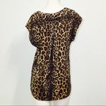 14th & Union  Cheetah Side Slit Blouse! Photo 6