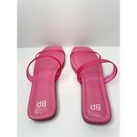 BP Nordstrom Jelly Strap Sandals Size 5 Viola Barbie Pink Braided Square Toe Photo 5