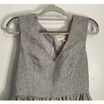 Keepsake  the Label Cocktail Dress Large Silver Jacquard Bling Prom Homecoming Photo 3