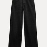 ZARA Full Length TRF High Rise Wide Leg Jean Photo 3