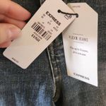 EXPRESS NWT High Rise Raw Hem Flexx Straight Ankle Jeans Women's S Short Photo 2