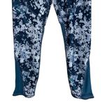 Under Armour Capri Leggings Womens M Blue Camo Mesh Cropped Athleisure Gym Photo 3