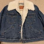 Levi’s Denim Faux Fur Lined Jacket Photo 0