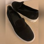 Aquatalia Black Suede women platform olisa sneakers size 7.5 Photo 0