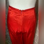 Vintage Red Silk Pants Photo 4