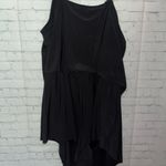 ✨Aqua Green Black Halter Neck Ruched Waist Romper Swimsuit Cover Up Plus Size 22 Photo 4