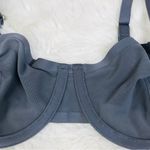 New CUUP The Balconette Mesh Bra Size 32C Dark Gray Underwire Balconet Sheer Photo 1