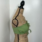 Green Scrunched Tube Top Size M Photo 3