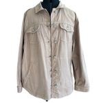 Torrid Denim Jacket Shacket Camel Tan Button Front Pockets 100% Cotton Size 2/2X Photo 3