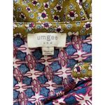 Umgee  Floral Boho High Low 3/4 Sleeve Lightweight Lace Trim Flowy Dress Sz S Photo 4