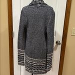Lucky Brand  Blue & White Open-Front Cardigan - Size S/P Photo 3