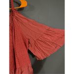 Cato  Est 1946 Peach Lace Cold Shoulder Top Size Large Photo 3