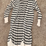 Nine West  Striped Black and White Women's Sweater Photo 0