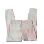Lucky Brand  pink tye die ava mid rise crop jeans size 2/26 Photo 4