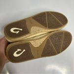 Olukai  Kaula Ka’a Kapa linen drop in espadrille flats size 10 Photo 11