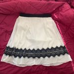 white and black lace skirt Photo 0