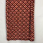Loft Ann Taylor Red Floral Maxi Skirt with Side Slit Size Small Photo 2