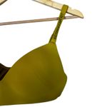 Victoria's Secret Victoria’s Secret T-Shirt Bra Size 34D Yellow Wireless Lightly Lined Logo Strap Photo 1