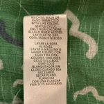 Zac & Rachel Floral Tropical Flare Bell Sleeve Pullover High Low Blouse Size 2X Green Photo 9