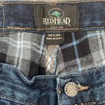 RedHead  Men's Straight Leg Jeans Denim Mid Rise Dark Wash‎ Blue Size 34x30 Photo 4