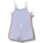 Joe Boxer  Rainbow Striped Sides Shorts Romper Playsuit Lavender Juniors Medium‎ Photo 11