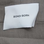 Bondi Born Taupe Midi Wrap Skirt Japanese Linen Size M Photo 6