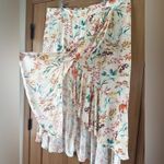 Torrid Maxi Swiss Dot Ruffle Hi-Low Skirt Cream / Floral Women’s size 4X Photo 5