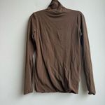 Peruvian Connection  Made in Peru Brown Turtleneck Pima Cotton Sweater Size XS Photo 6