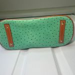 Dooney & Bourke Ostrich Embossed Leather Hobo Handbag in Spearmint Vintage Photo 12