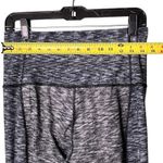 Lululemon Leggings Womens 10 Black Gray Heathered Stirrup High Rise Yoga Ruched Photo 7